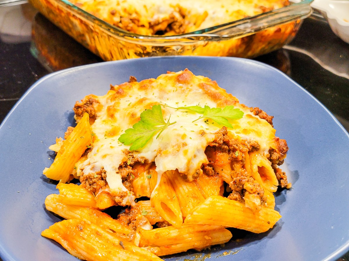 Cheesy Baked Penne